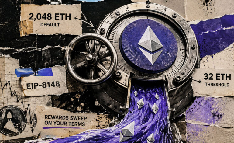 Ethereum EIP-8148 draft: custom sweep thresholds