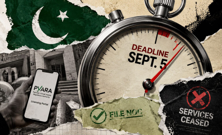 Pakistan sets September 5 deadline for crypto firms
